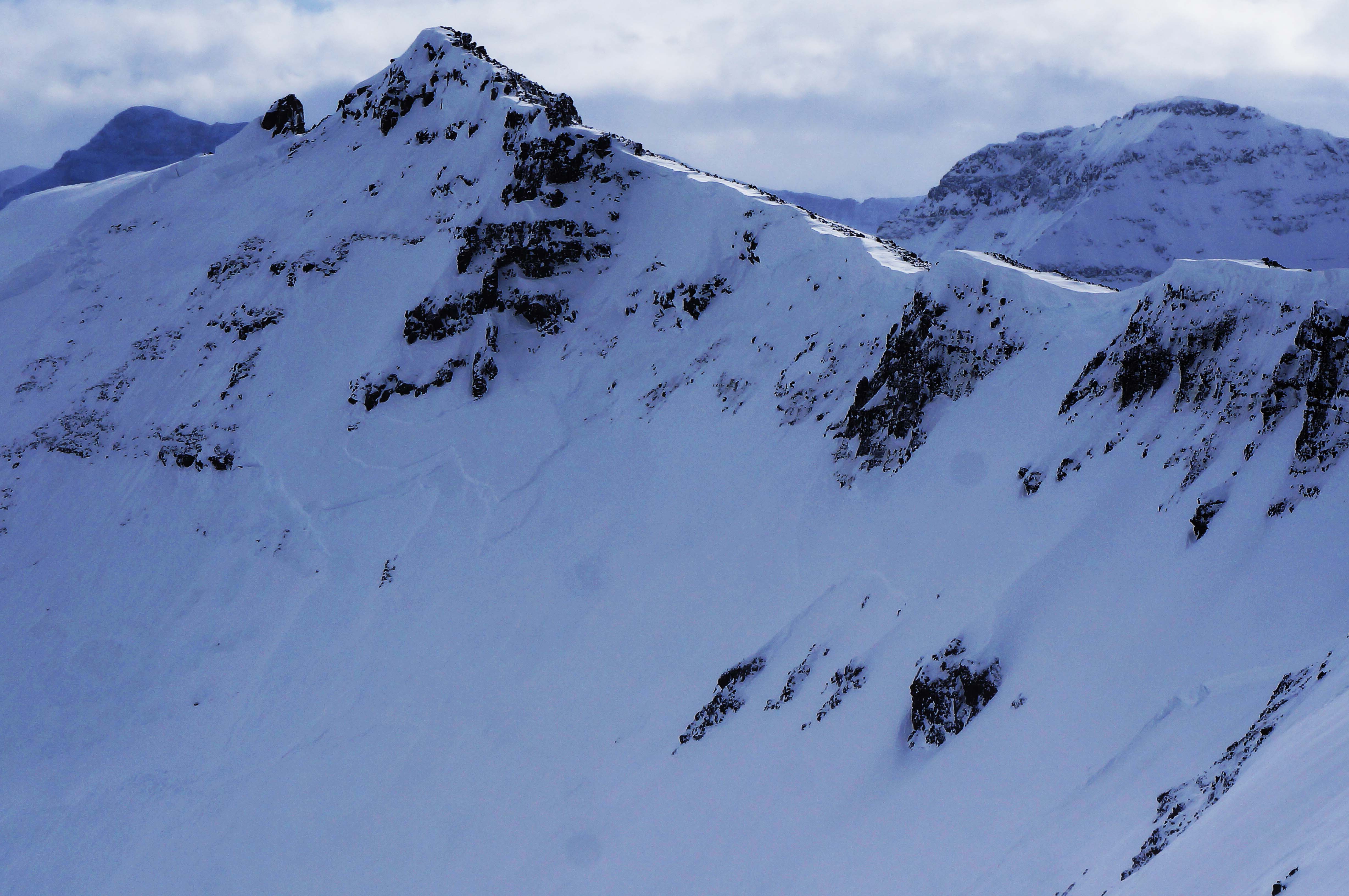 Avalanche on Mt. Hayden near Cooke