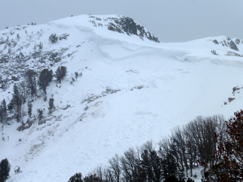 Natural Avalanche Northern Madison Range